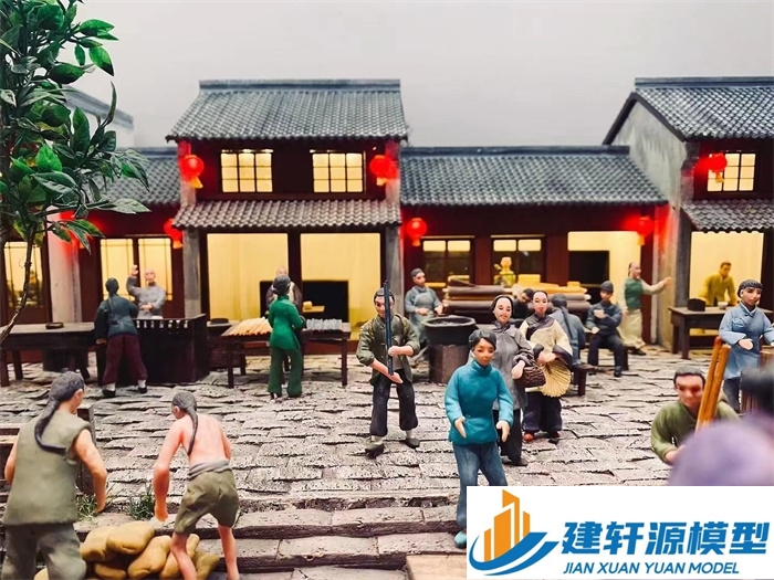 元阳香市微缩模型